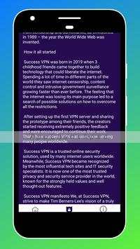 Success VPN screenshot 5