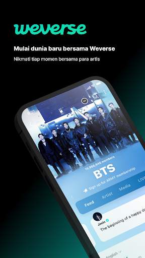 Weverse screenshot 1