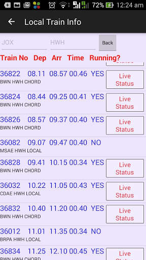 Local Train Running Status screenshot 3