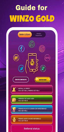 Tips for Winzo Games : Earn Money for Games Tips स्क्रीनशॉट 1