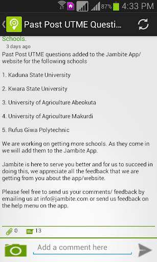 Jambite: Free JAMB, Post UTME & WAEC Past Question screenshot 12