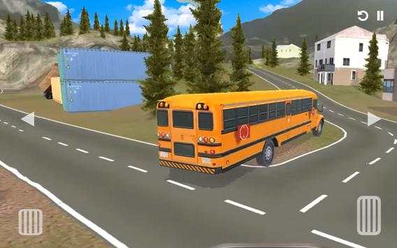 Kids Bus : High School Transport Driving Game 3D screenshot 3