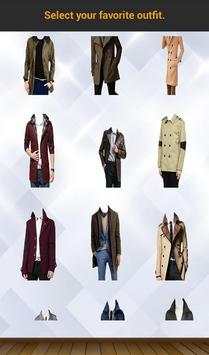 Men Trench Coat Photo Suit screenshot 3