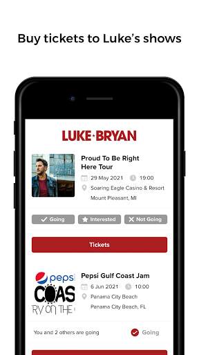 Luke Bryan 5 تصوير الشاشة