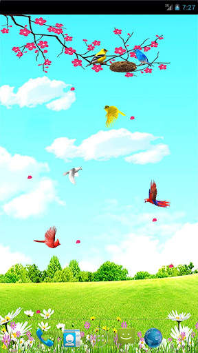 Sky Birds Live Wallpaper Free screenshot 2