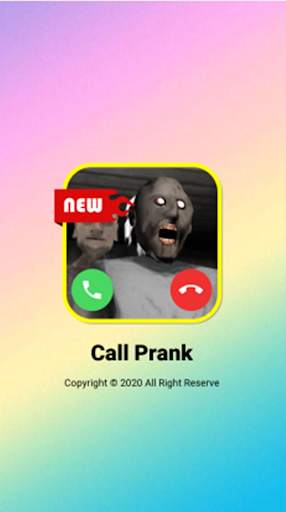 Creepy Granny's callprank and wallpapers screenshot 1