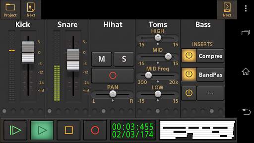 Audio Evolution Mobile Studio screenshot 2