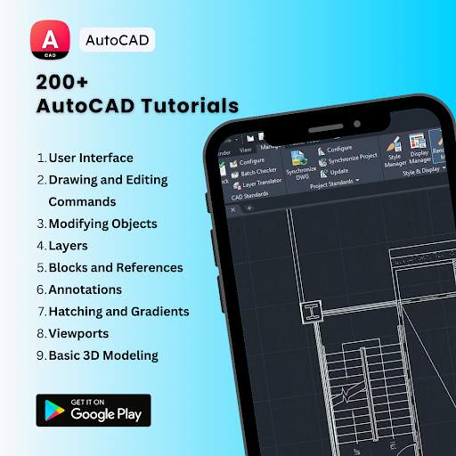 AutoCAD Tutorials App - 2024 screenshot 1