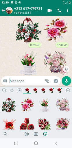 Animated  Flowers Stickers For WhatsApp screenshot 10