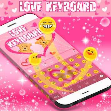 Pink Love Keyboard Free 2 تصوير الشاشة