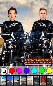 Man Moto Bike Rider Dual Photo Editor screenshot 2