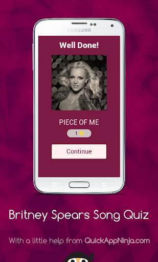 Britney Spears Song Quiz screenshot 6