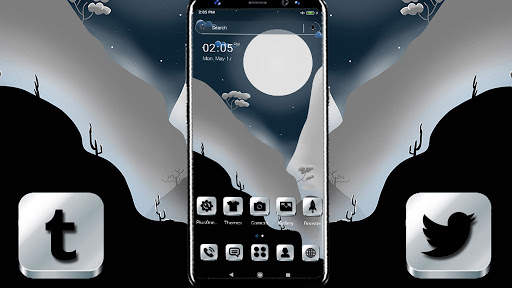 Snowy Mountain Launcher Theme screenshot 1