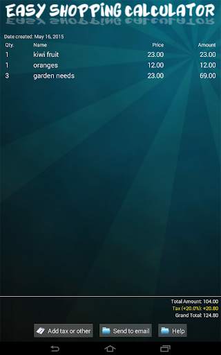 Easy Shopping Calculator screenshot 10