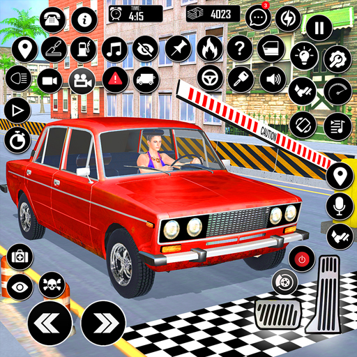 Prado Car Parking 3D Games أيقونة