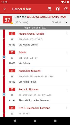 Probus Roma AutoBus|Orari|Atac screenshot 5