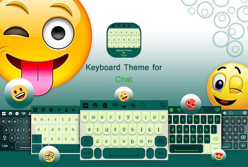 Keyboard theme for chat 1 تصوير الشاشة