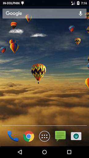 Balloon Live Wallpaper - Hot Air Balloon screenshot 5