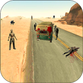 Tuk Tuk Auto Rickshaw Kills Zombie 2018 icon