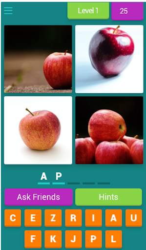 4 fruits 1 word screenshot 1