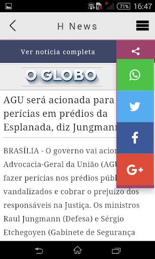 H News - Notícias Brasil screenshot 6