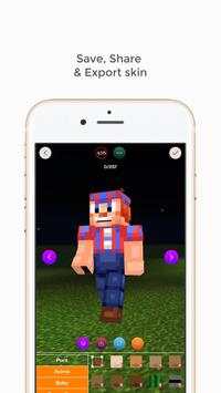 Custom Skin Creator 3D for Minecraft screenshot 1