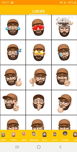 Memoji Apple Stickers Camera For Android screenshot 4