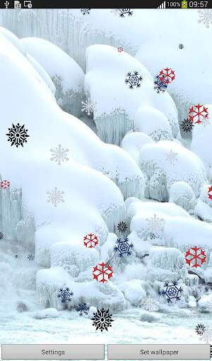 Snow Flakes Live Wallpaper screenshot 5