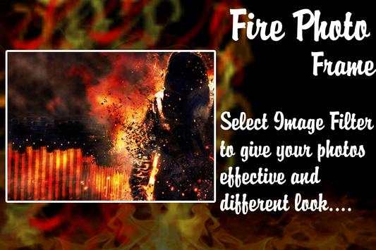 Fire Text Photo Frame : Stickers and Text screenshot 3