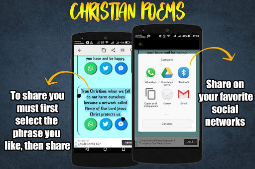 free christian poems christian phrases screenshot 2