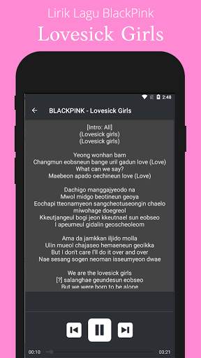 Lagu Ice Cream - BLACKPINK ft Selena Gomez Offline screenshot 4