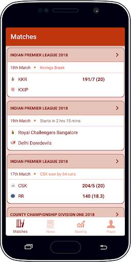 Live Cricket Score & News screenshot 1