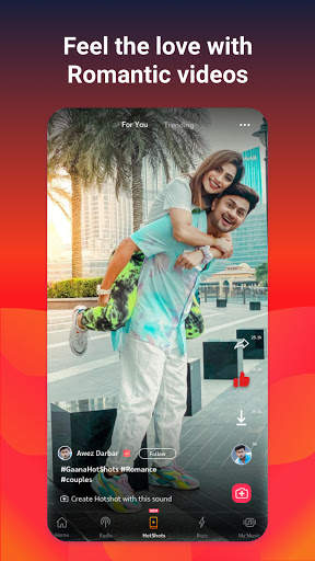 Gaana HotShots- Snack Short videos | Indian App скриншот 3