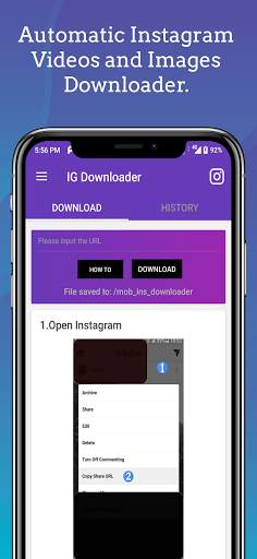 IG Downloader - Instagram Videos and Photos screenshot 1