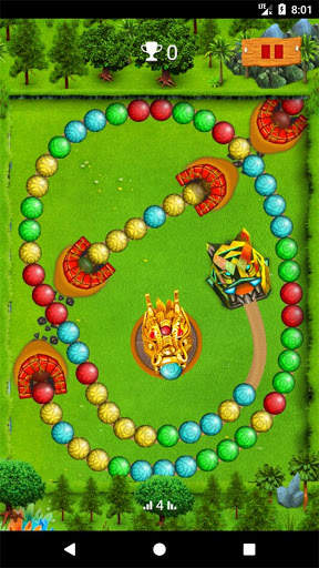 ZuHo Marble Shooting Game in Jungle screenshot 3