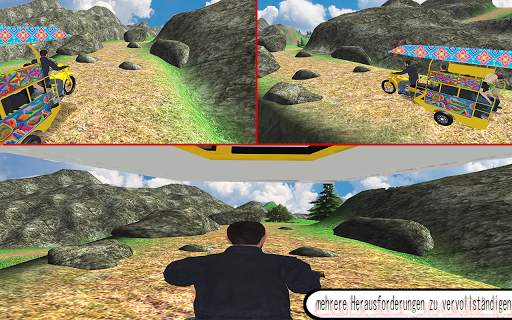 Offroad Auto Rikscha Tuk Tuk Fahren Simulator screenshot 7