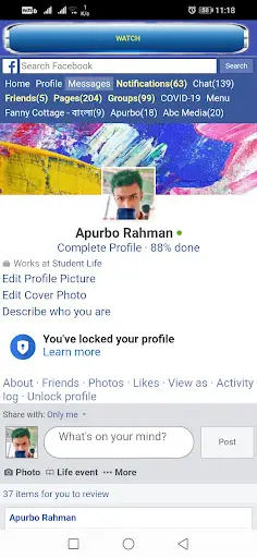 MBASIC - Faster For Facebook screenshot 3