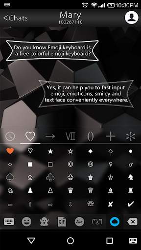 Business Black Emoji Keyboard screenshot 7