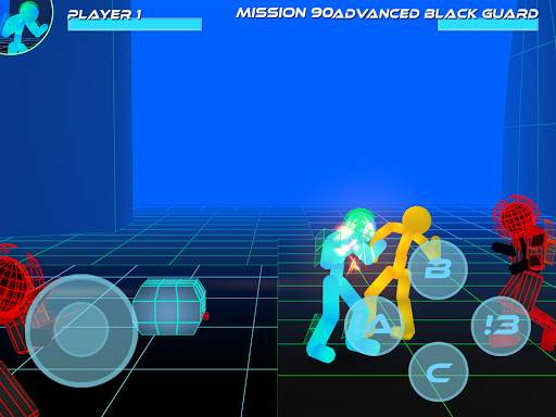 Stickman Neon Street Fighting screenshot 12