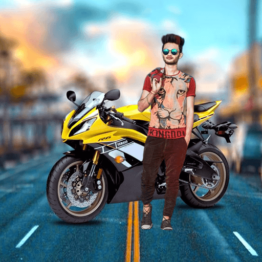 Racing Moto Photo Suit icon