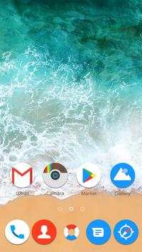 Oreo8 & Ios11 Go Launcher Theme screenshot 2