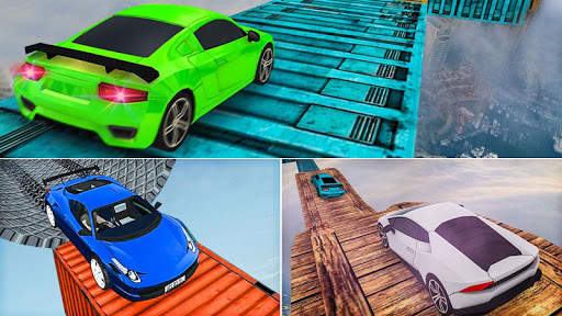 Crazy Ramp Car Stunts Racing: Impossible Sky Track screenshot 6