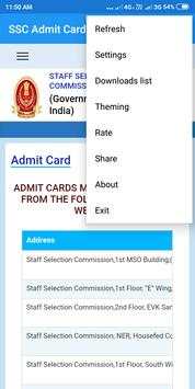 SSC Admit Card screenshot 3