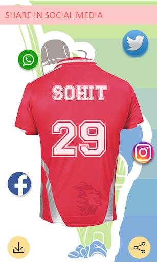 Cricket Jersey Maker 2019 7 تصوير الشاشة