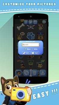 chase puppy camera : stickers for Paw Patrol screenshot 4