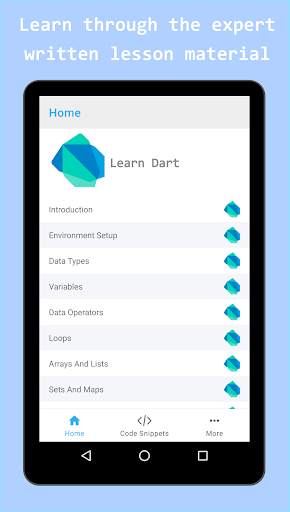 Learn dart language with Code - Dart Tutorials screenshot 2