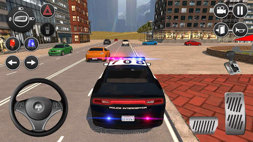 American Fast Police Car Drivi screenshot 1