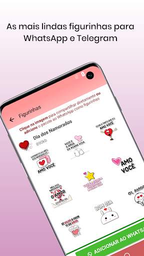 Mensagens e Figurinhas para Casais e Namorados скриншот 4