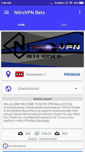 Nitro VPN (Beta Version) screenshot 2