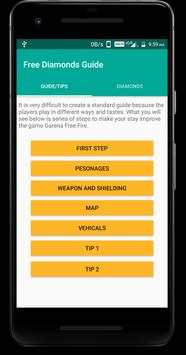 Free diamonds for Free Fire, Tips and Tricks screenshot 2